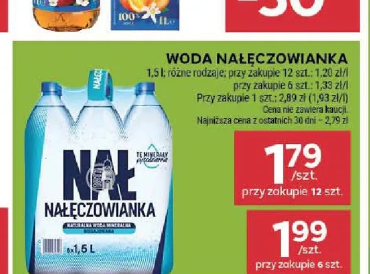 Woda Nałęczowianka promocja w Stokrotka