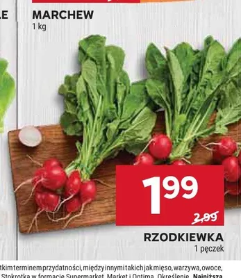 Rzodkiewka promocja w Stokrotka