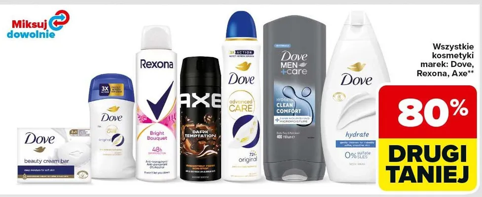 Kosmetyki różne rodzaje promocja w Carrefour