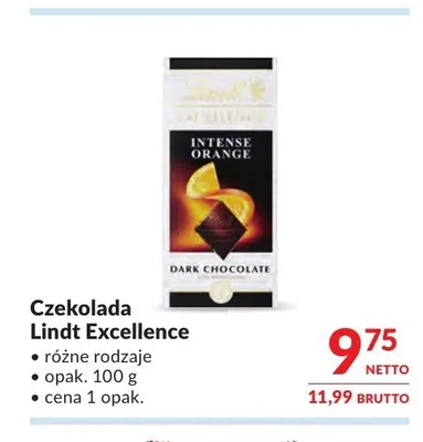 Czekolada Lindt Excellence Intense Orange promocja w Makro