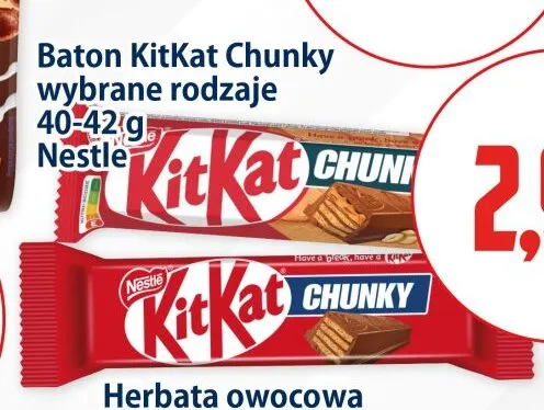 Baton KitKat Chunky Nestle promocja w Kupiec