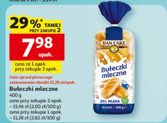 Bułeczki mleczne promocja w Auchan