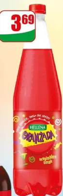 Napój gazowany oranżada Hellena promocja w Dino
