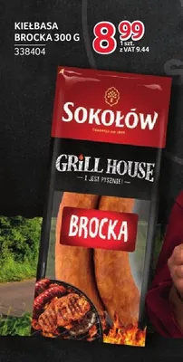 Kiełbasa Brocka Sokołów Grill House promocja w Selgros