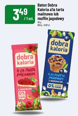 Baton Dobra Kaloria muffin jagodowy promocja w POLOmarket