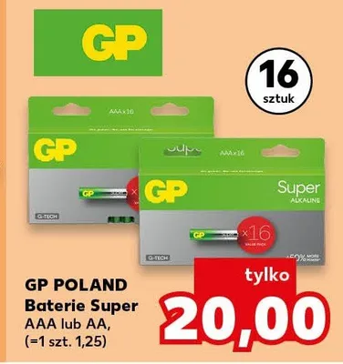 Baterie Super AA GP Poland promocja w Kaufland