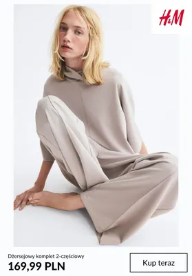 Dżersejowy komplet 2-częściowy H & M promocja w H&M