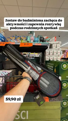 Zestaw do badmintona GO Active promocja w Biedronka