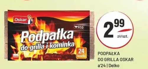 Podpałka do grilla Oskar promocja w Sedal