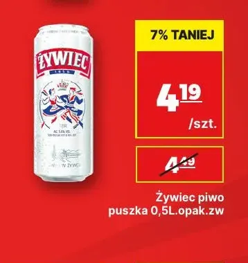 Piwo Żywiec promocja w API Market