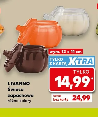 Świeca zapachowa Livarno promocja w Kaufland