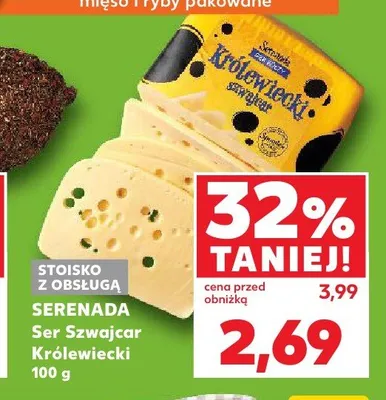 Ser Szwajcar Królewiecki Serenada promocja w Kaufland