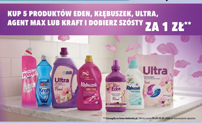 Płyn do prania KŁĘBUSZEK Multi Protection All Colors promocja w Biedronka Home