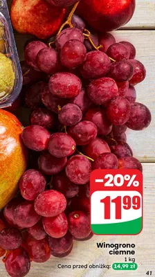 Winogrono ciemne promocja w Dino