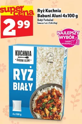 Ryż Kuchnia Babuni Aluni 4x100g promocja w TOPAZ