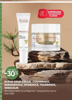 Dermokosmetyki Avène Cold Cream, Couvrance, DermAbsolu, Hydrance, Tolérance, XeraCalm promocja w Super-Pharm