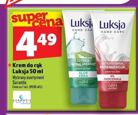 Krem do rąk Luksja promocja w TOPAZ
