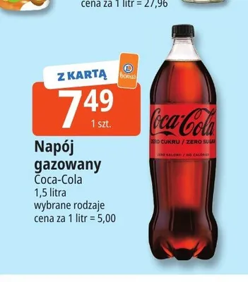 Napój gazowany Coca-Cola promocja w Leclerc