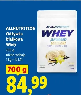 Odżywka białkowa Whey Allnutrition promocja w Lidl