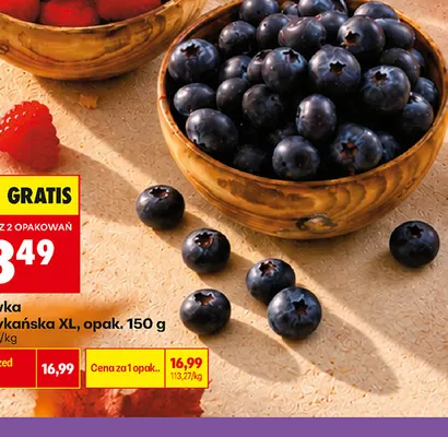 Borówka amerykańska XL promocja w Biedronka