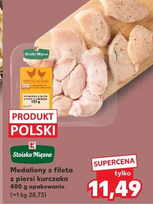 Medaliony z fileta z piersi kurczaka promocja w Kaufland