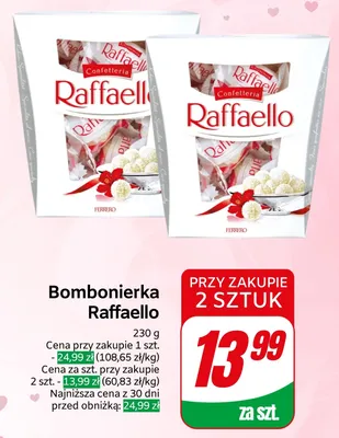 Bombonierka Raffaello promocja w Dino