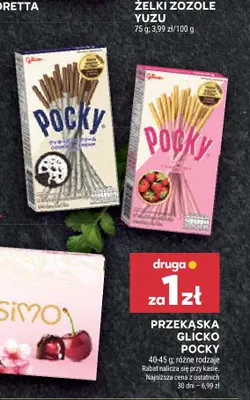 Przekąska Glicko Pocky promocja w Stokrotka
