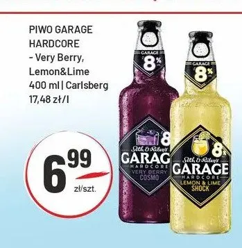 Piwo Garage Hardcore Lemon & Lime promocja w Sedal