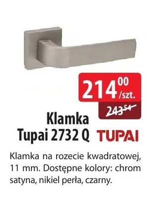 Klamka na rozecie kwadratowej 11 mm promocja w Dobre Dla Domu