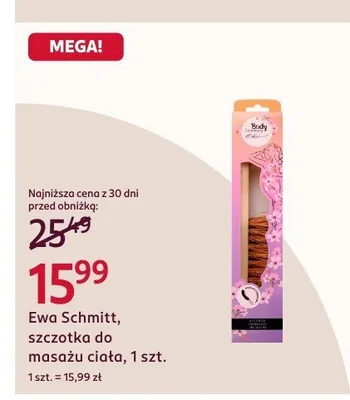 Szczotka do masażu ciała promocja w Rossmann