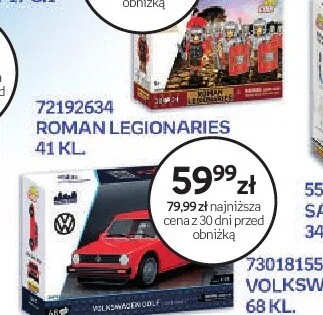 Klocki COBI 72192634 Roman Legionaries 41 kl. promocja w Empik