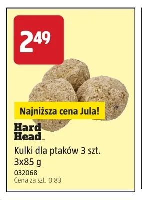 Kulki dla ptaków 3-pak Hard Head promocja w Jula