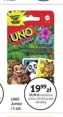 Gra karciana UNO Junior promocja w Empik