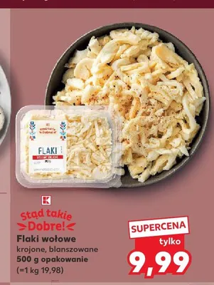 Flaki wołowe krojone blanszowane Stąd takie Dobre! promocja w Kaufland
