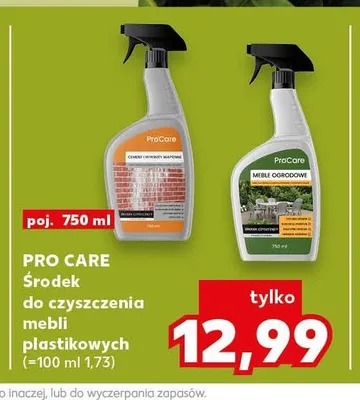 Środek do czyszczenia cementu i wykwitów wapiennych Pro Care promocja w Kaufland
