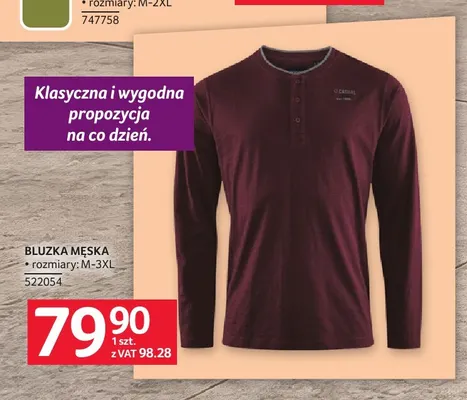 Bluzka męska promocja w Selgros