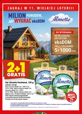 Ser Almette śmietankowy promocja w Twój Market