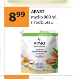 Mydło w płynie zapas Apart promocja w Drogerie Laboo