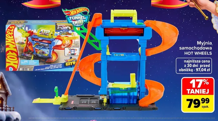 Myjnia samochodowa Hot Wheels promocja w Carrefour Market