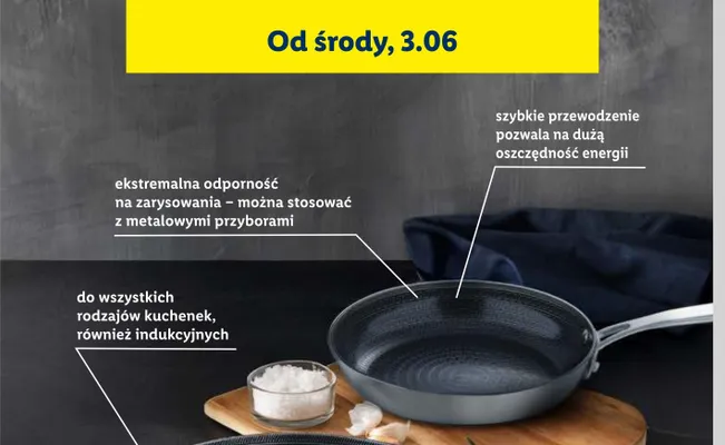Patelnia ze stali nierdzewnej MASTERPRO SIGMA Plus 24cm promocja w Lidl