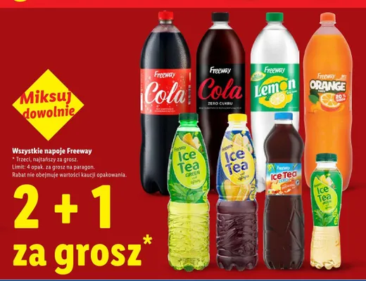 Napój Freeway Orange promocja w Lidl