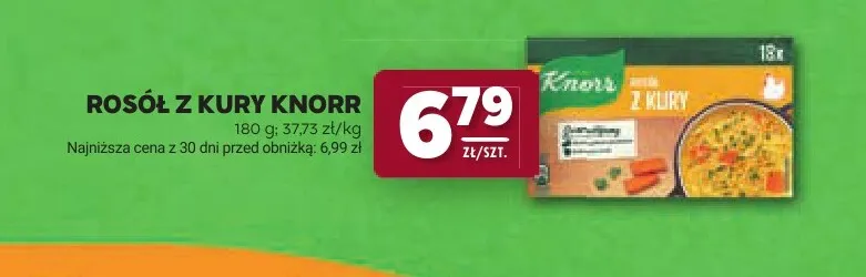 Rosół z kury Knorr promocja w Stokrotka