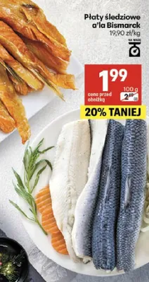 Płaty śledziowe a'la Bismarck promocja w Delikatesy Centrum