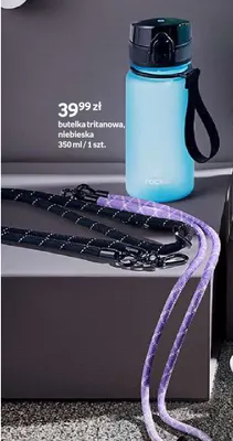 Butelka tritanowa niebieska 350 ml Rockle promocja w Empik