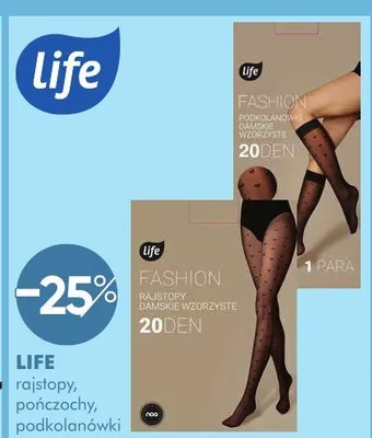 Rajstopy, pończochy, podkolanówki promocja w Super-Pharm