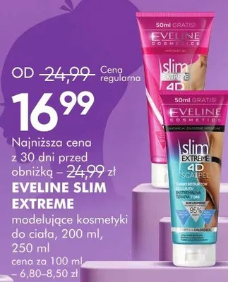 Kosmetyki EVELINE SLIM EXTREME modelujące kosmetyki do ciała promocja w Makro