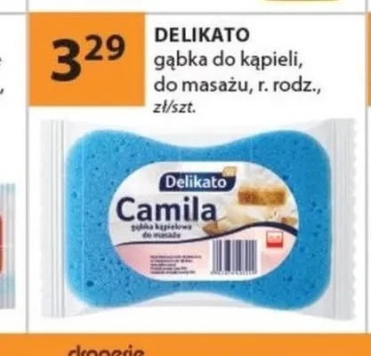 Gąbka do kąpieli Delikato promocja w Drogerie Laboo