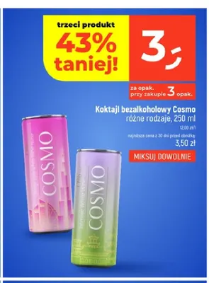 Koktajl bezalkoholowy Cosmo Orange Lulo White Wine Flavour promocja w Dealz