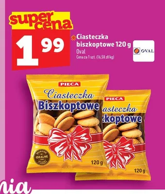 Ciasteczka biszkoptowe Oval promocja w TOPAZ