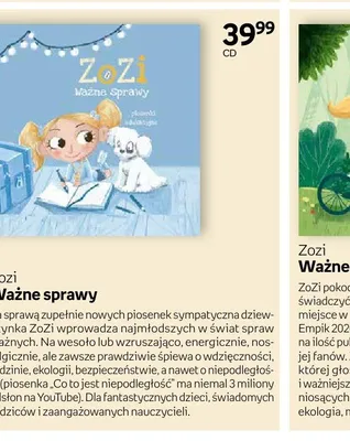 Płyta CD Zozi Ważne sprawy promocja w Empik
